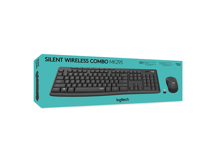 Kit Teclado y Mouse Inalámbrico Logitech MK295 Silent 6