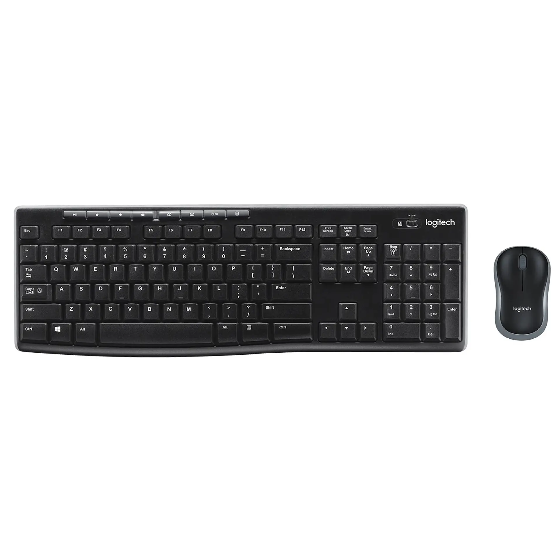 Kit Teclado y Mouse Inalámbrico Logitech MK270 1