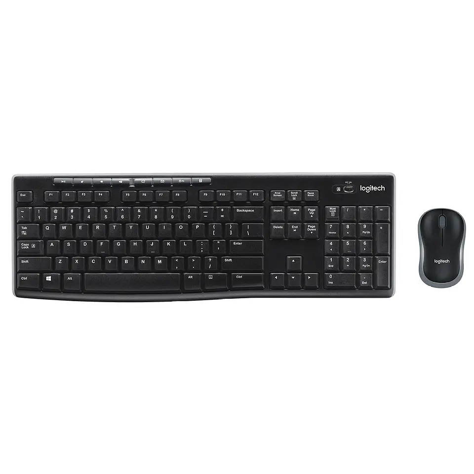 Kit Teclado y Mouse Inalámbrico Logitech MK270 1
