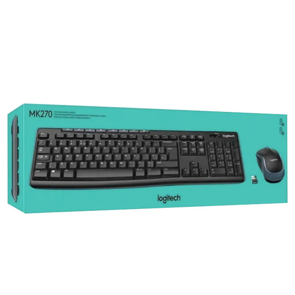 Kit Teclado y Mouse Inalámbrico Logitech MK270 7