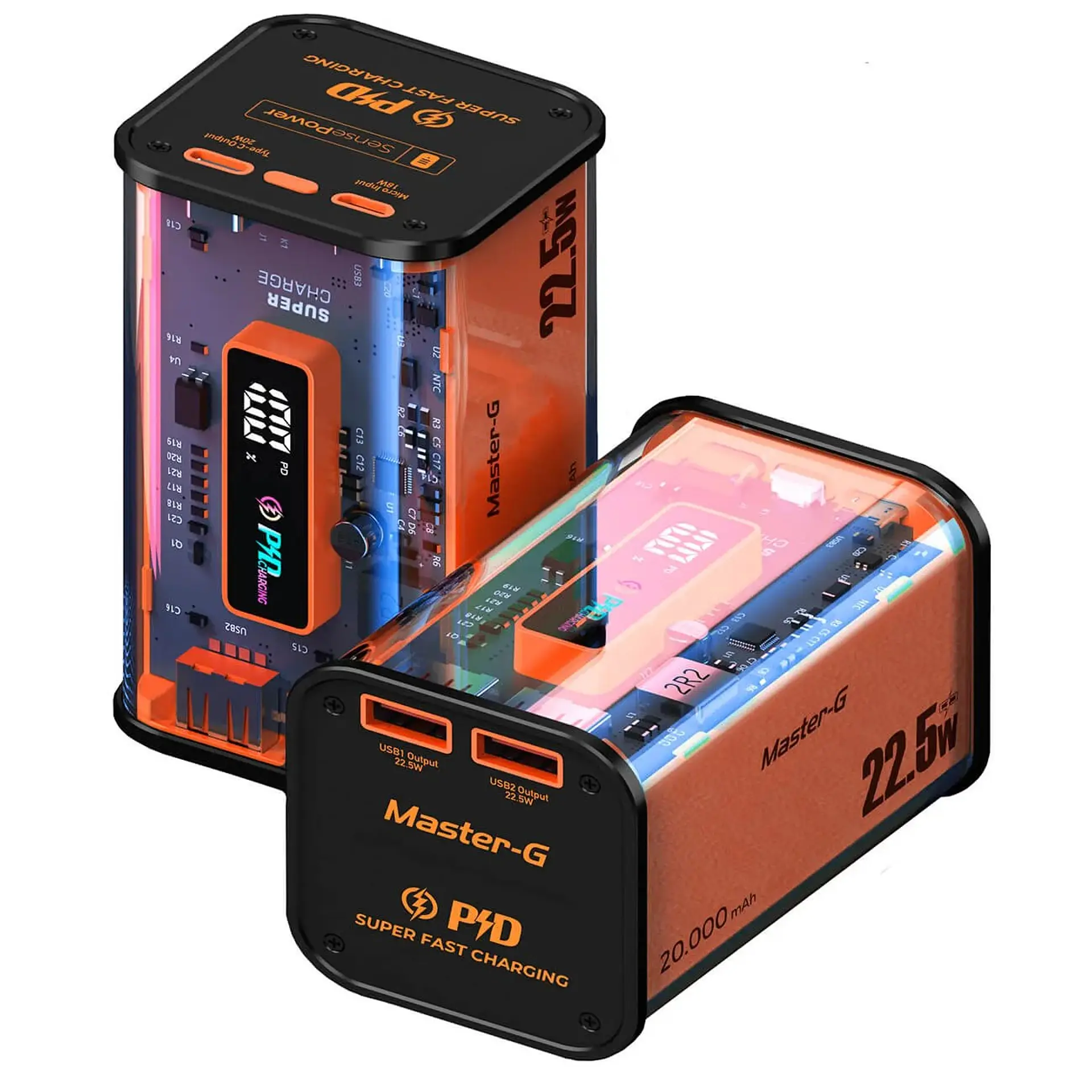 Batería Externa Power Bank 20000 Mah 22.5w Master-G 4