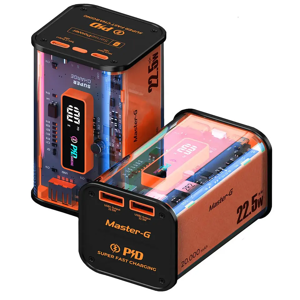 Batería Externa Power Bank 20000 Mah 22.5w Master-G 4