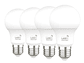 Pack 4 Ampolletas Led Macrotel E27 9w 3000K Luz Calida - Miniatura 1