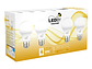 Pack 4 Ampolletas Led Macrotel E27 9w 3000K Luz Calida - Miniatura 2