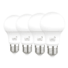 Pack 4 Ampolletas Led Macrotel E27 9w 6500K Luz Fría