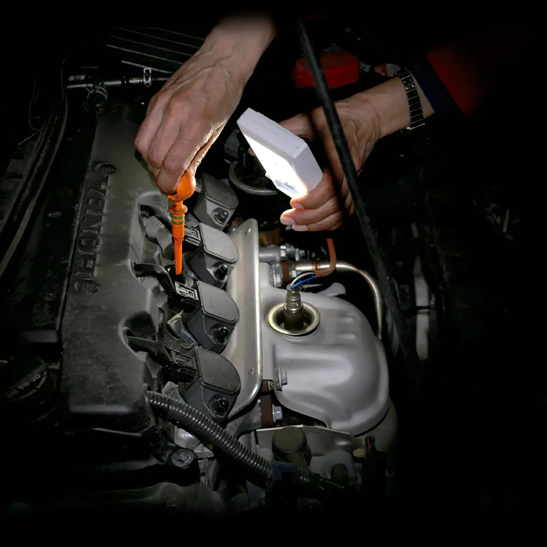 Kit 2 Luz De Emergencia Led A Pilas Lynx Security 4