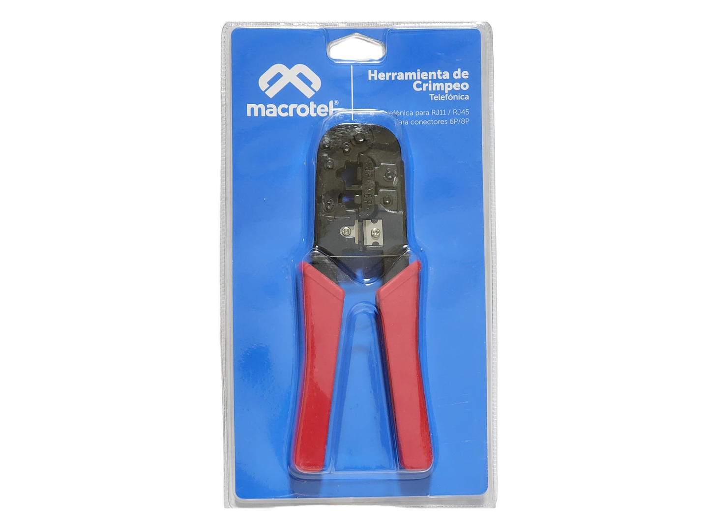 Herramienta Crimpeadora Macrotel Rj45 6P y 8P 4