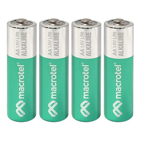 Pack 4 Pilas AA Alcalinas Macrotel