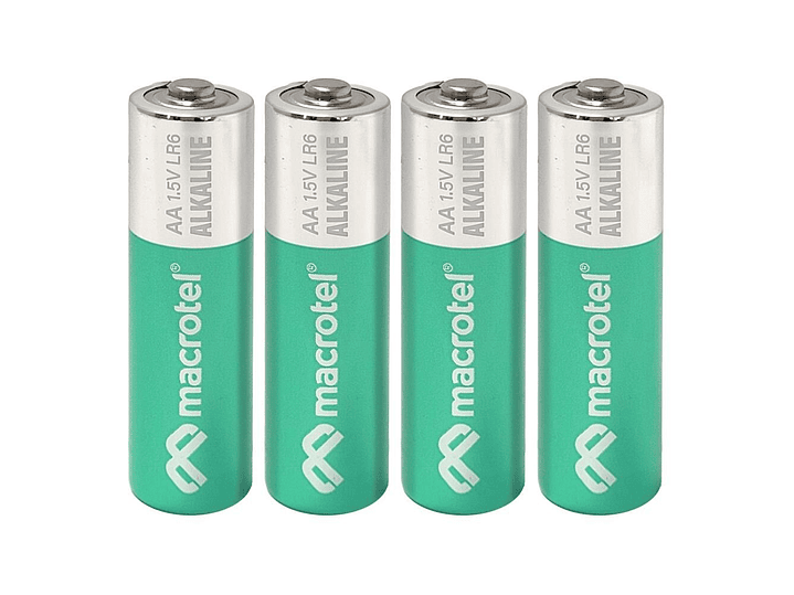 Pack 4 Pilas AA Alcalinas Macrotel 2