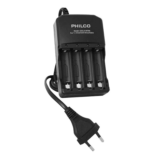 Cargador Pilas Philco AA y AAA Universal