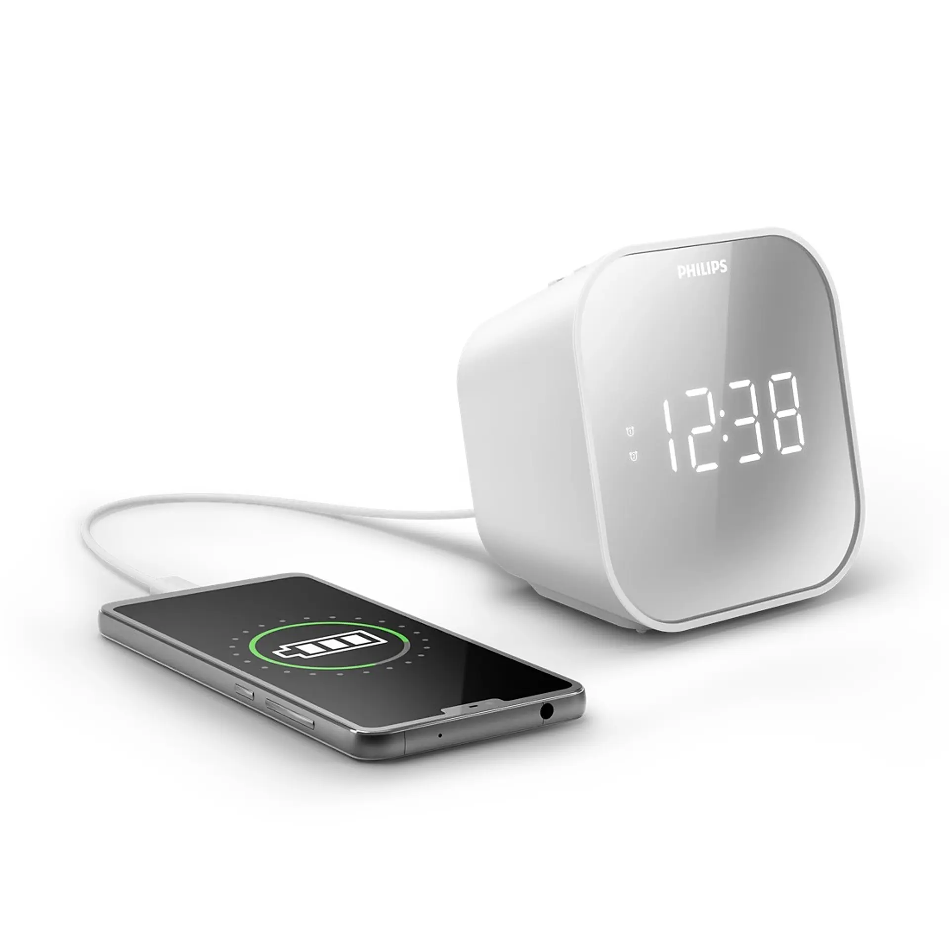 Radio Reloj Despertador Philips TAR4406 Espejo 6