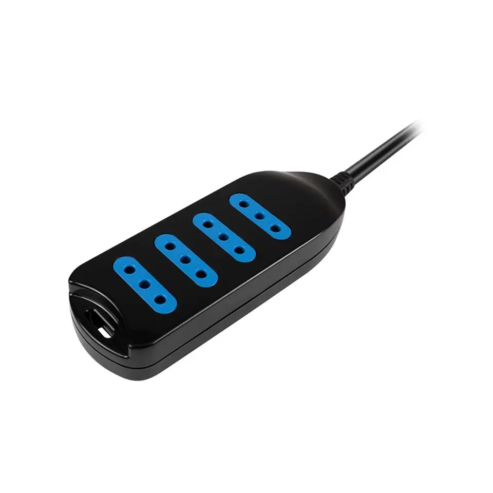 Alargador Eléctrico Philco 430N 3 Mts 4 Pos Negro 2