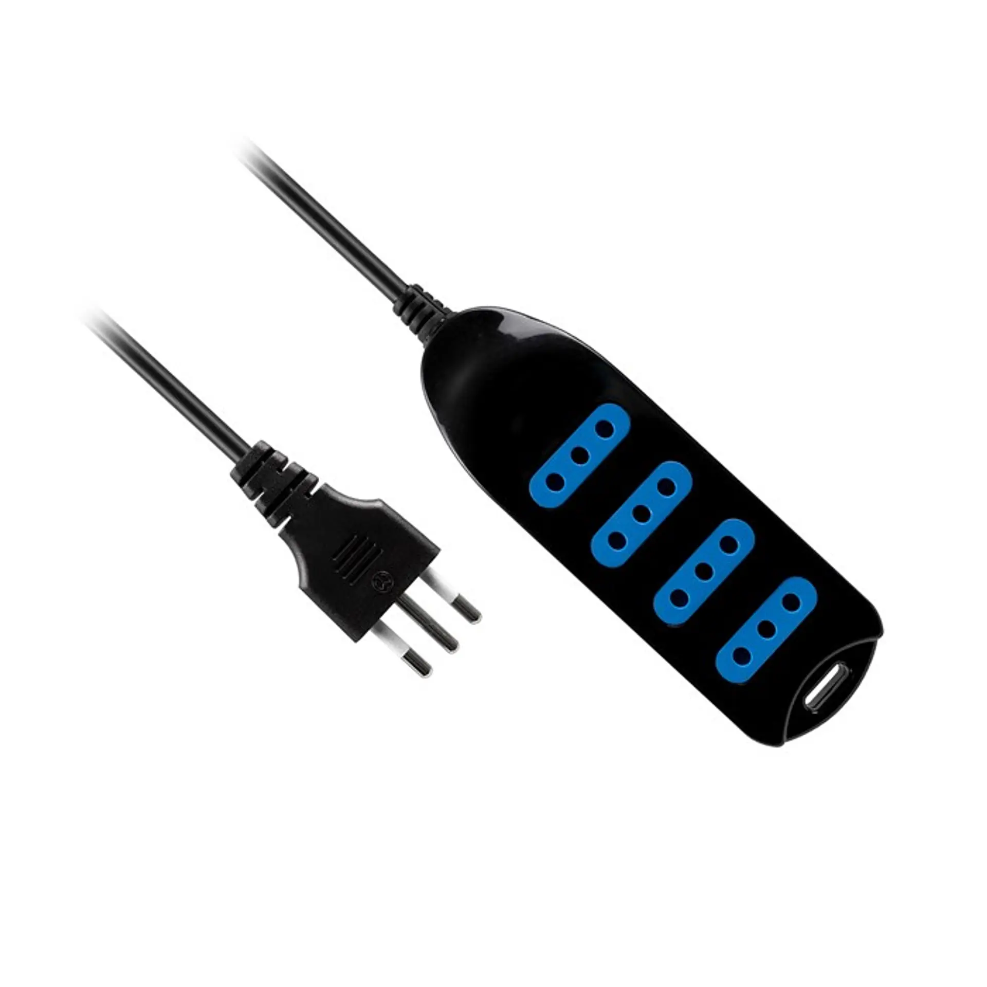 Alargador Eléctrico Philco 450N 5 Mts 4 Pos Negro 1