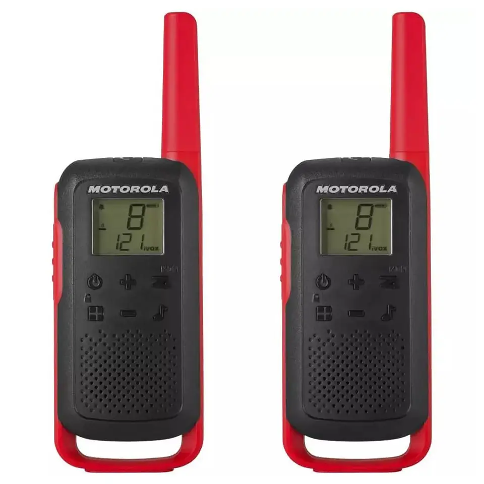 Pack 2 Radios Walkie Talkie Motorola T210 Talkabout 1