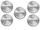 Pack 5 Pilas Panasonic Botón Litio Cr1216 3V - Miniatura 2