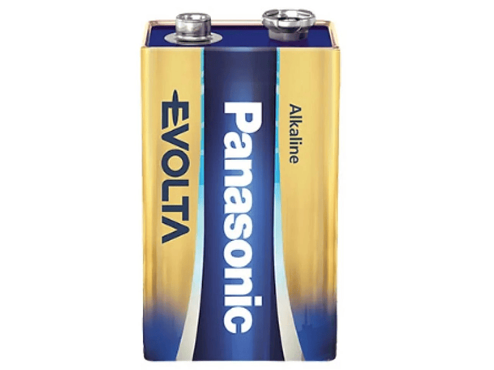 Batería 9V Alcalina Panasonic Evolta 6LR61 2