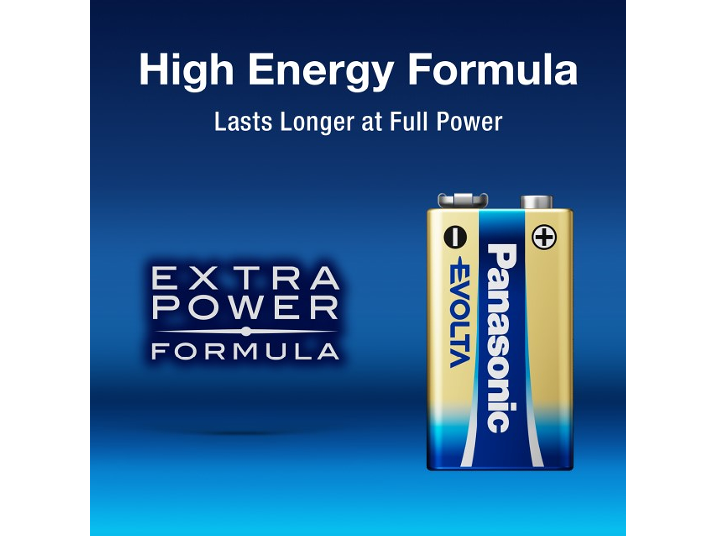 Batería 9V Alcalina Panasonic Evolta 6LR61 4