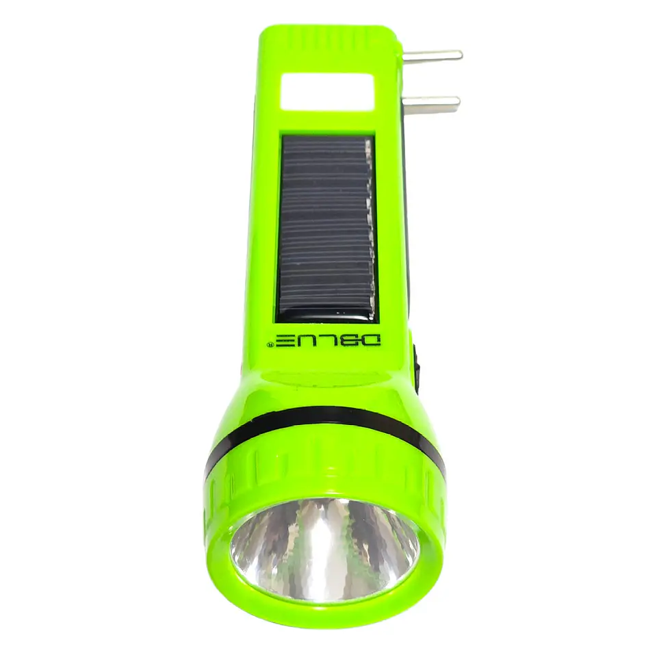 Linterna Led Dblue Recargable Solar Verde 3