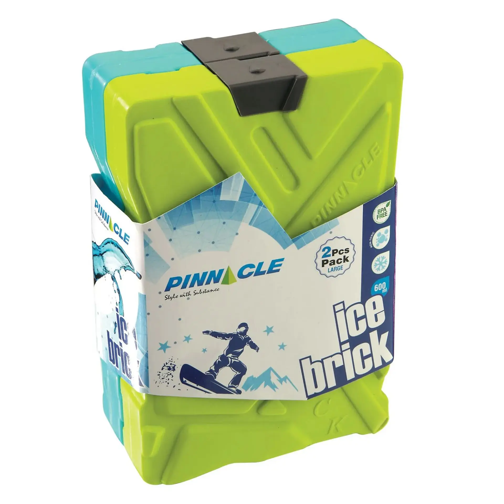 Pack 2 Ladrillos De Hielo Ice Pack Pinnacle 600 Ml 1