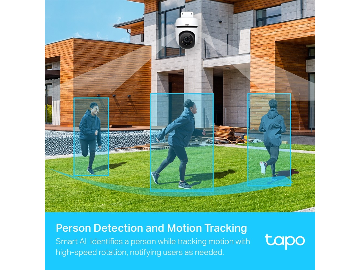 Cámara de Seguridad Exterior Wifi Tapo C500 P/T 360° 3