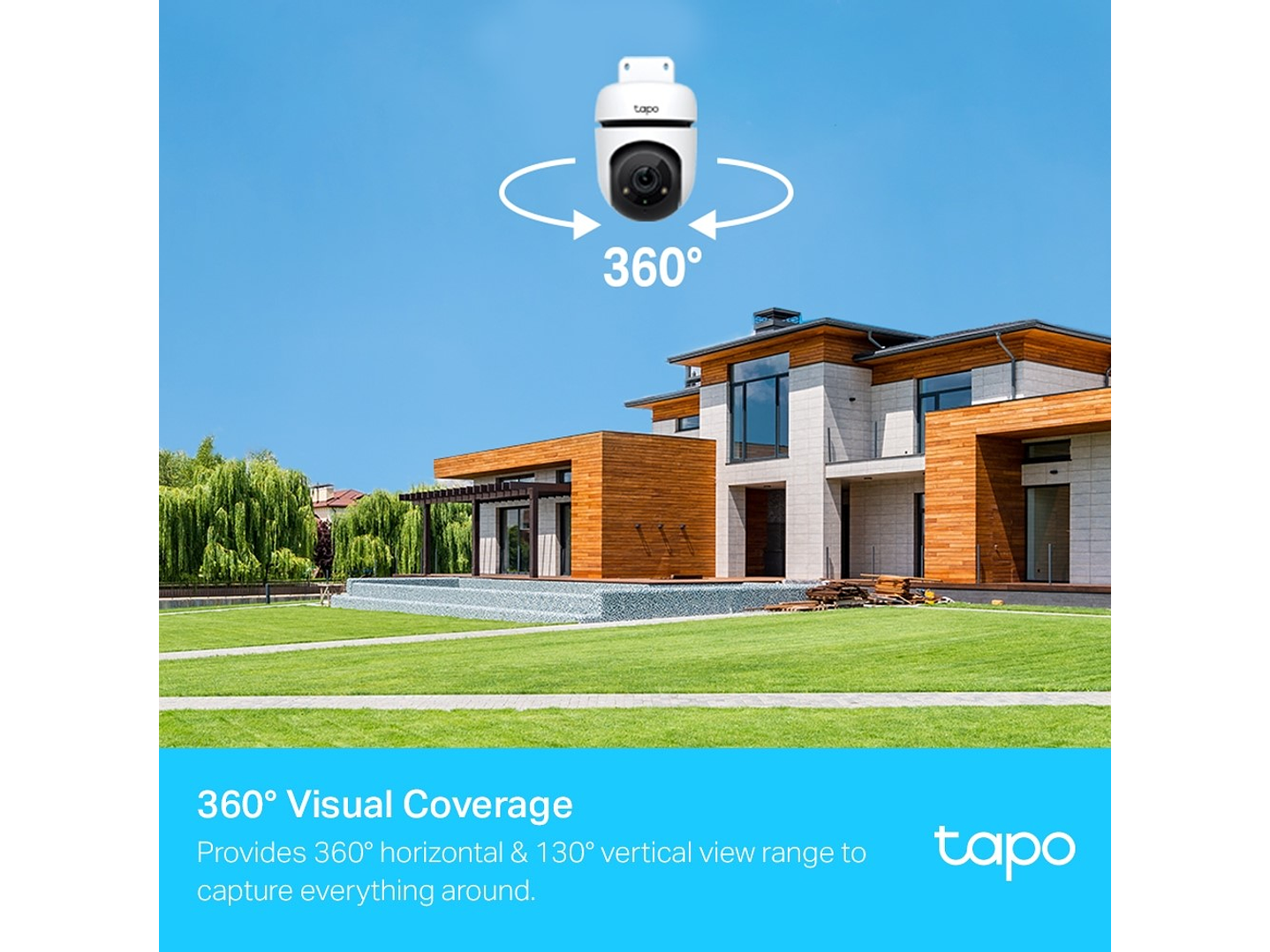 Cámara de Seguridad Exterior Wifi Tapo C500 P/T 360° 4