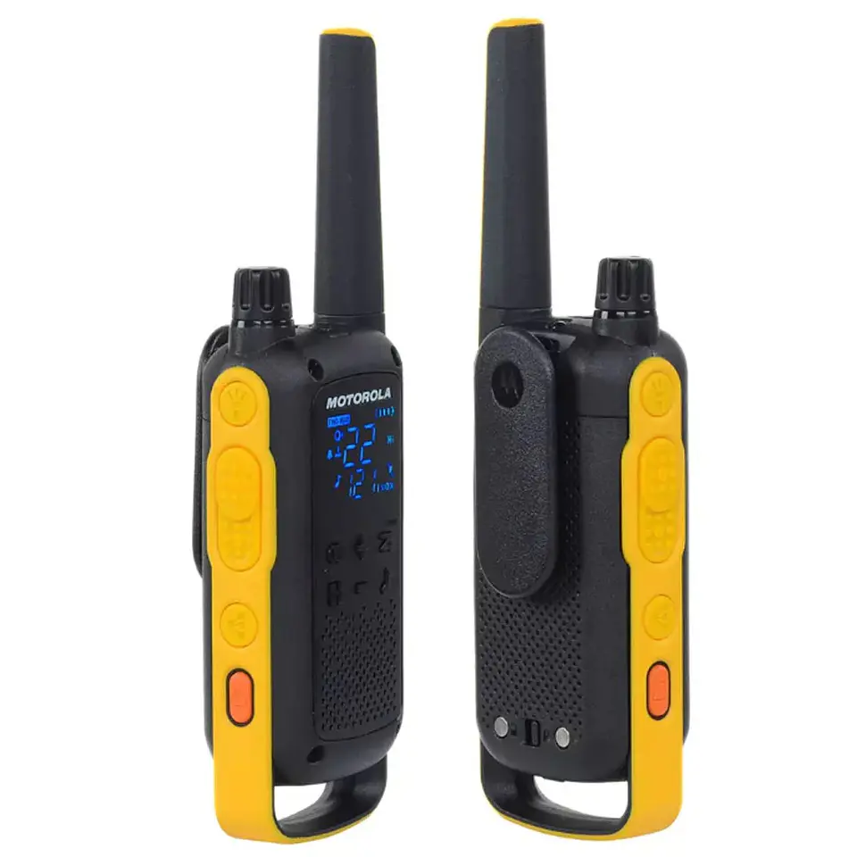 Pack 2 Radios Walkie Talkie Motorola T470 Talkabout 2