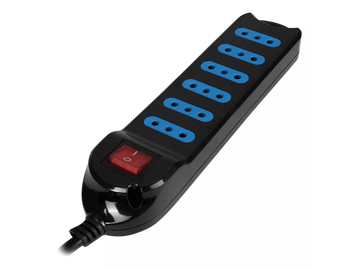 Alargador Eléctrico Philco XT30 5 Mts 6 Pos Negro 3