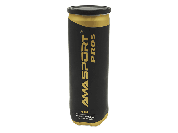 Set 3 Pelotas Padel Ama Sports Pros Tarro 3 Un 2