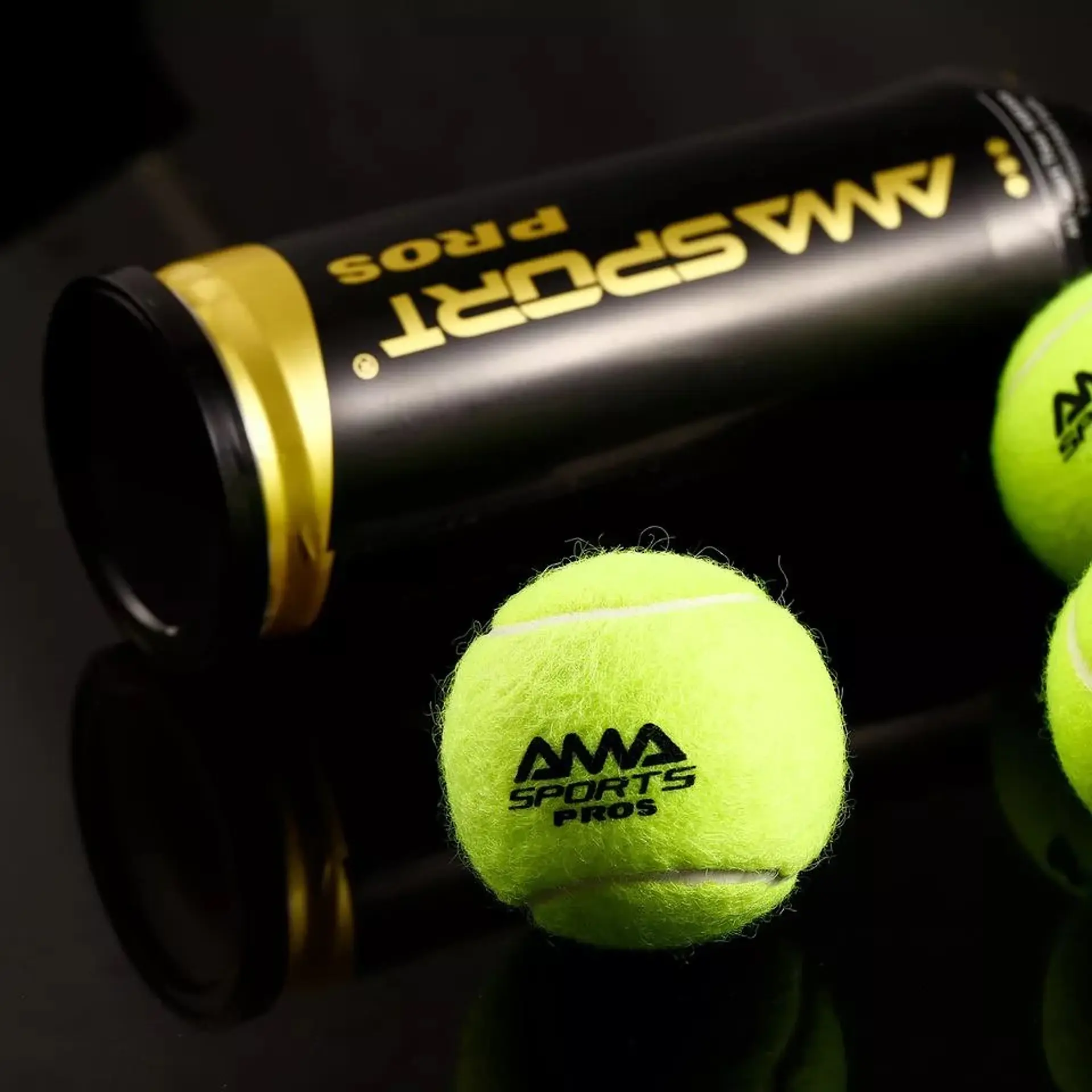 Set 3 Pelotas Padel Ama Sports Pros Tarro 3 Un 4