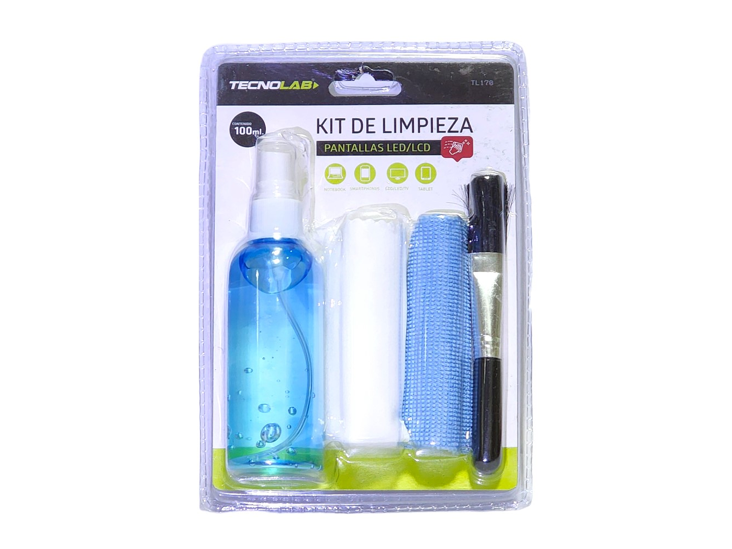 Kit De Limpieza 4 en 1 Tecnolab TL170 Led LCD 100ml 1