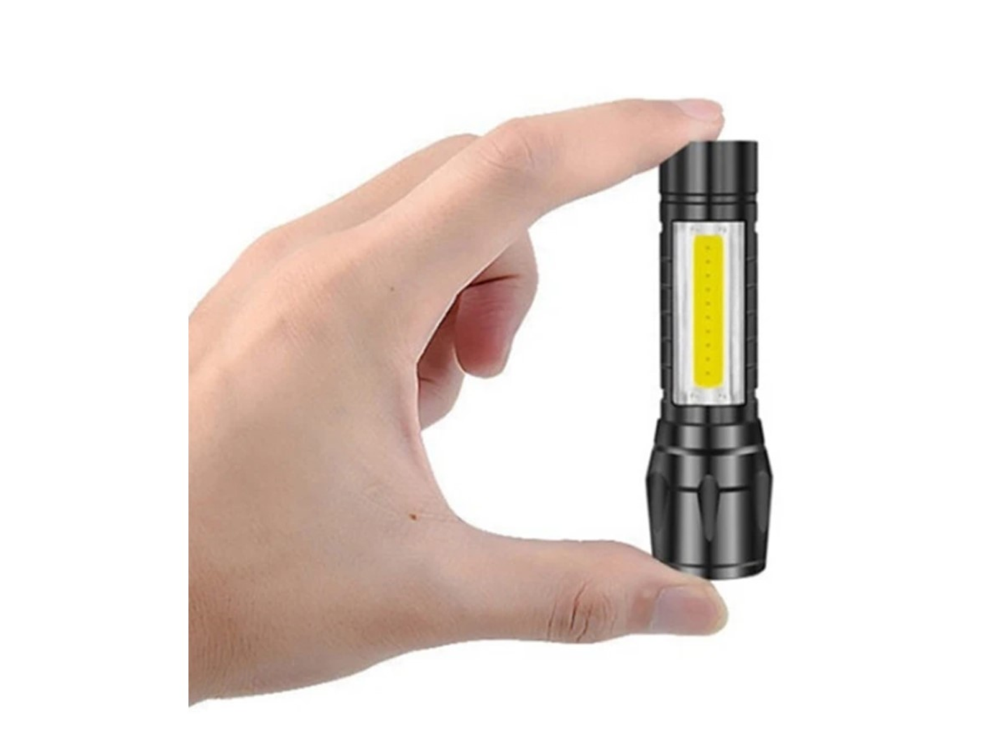 Linterna De Bolsillo Led COB + XPE y Zoom Tecnolab TL545 3