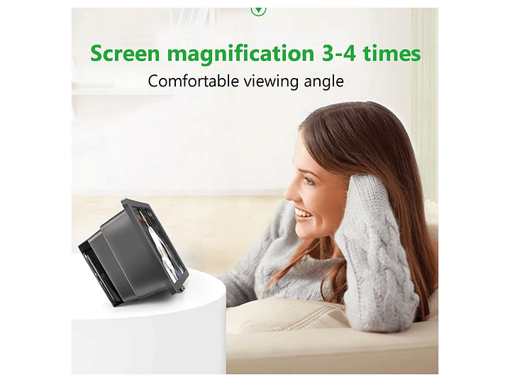 Amplificador de Pantalla Lupa Para Celular Plegable F2 5