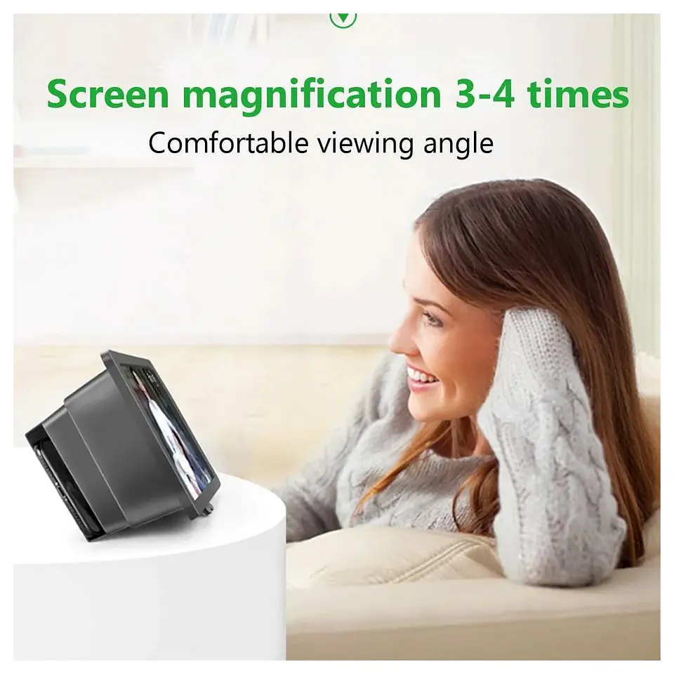 Amplificador de Pantalla Lupa Para Celular Plegable F2 5