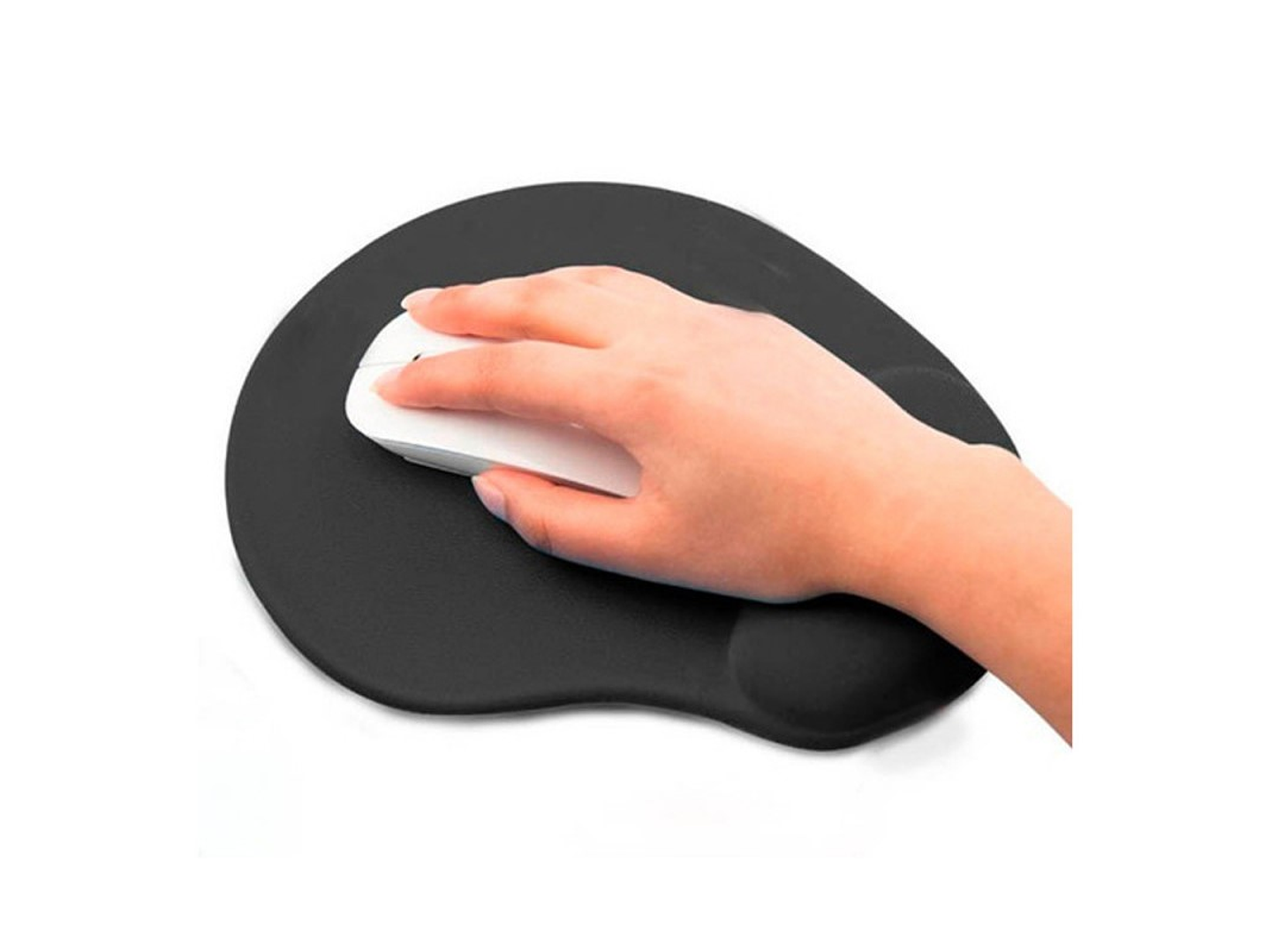 Mouse Pad Gel Con Apoya Muñeca Tecnolab TL095BK 2