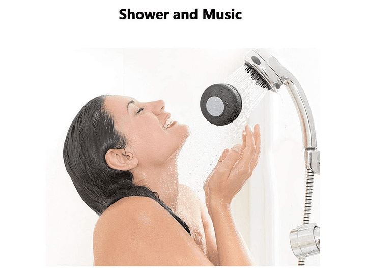 Parlante Ducha Dblue DBS046BK Inalámbrico Negro 2