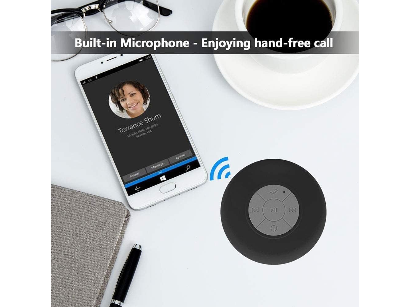 Parlante Ducha Dblue DBS046BK Inalámbrico Negro 4