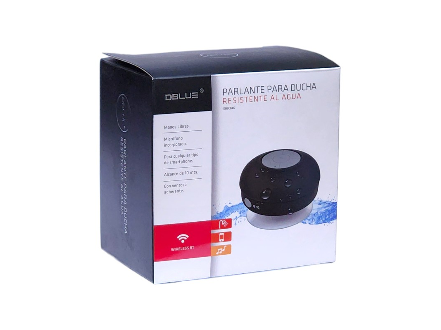 Parlante Ducha Dblue DBS046BK Inalámbrico Negro 7