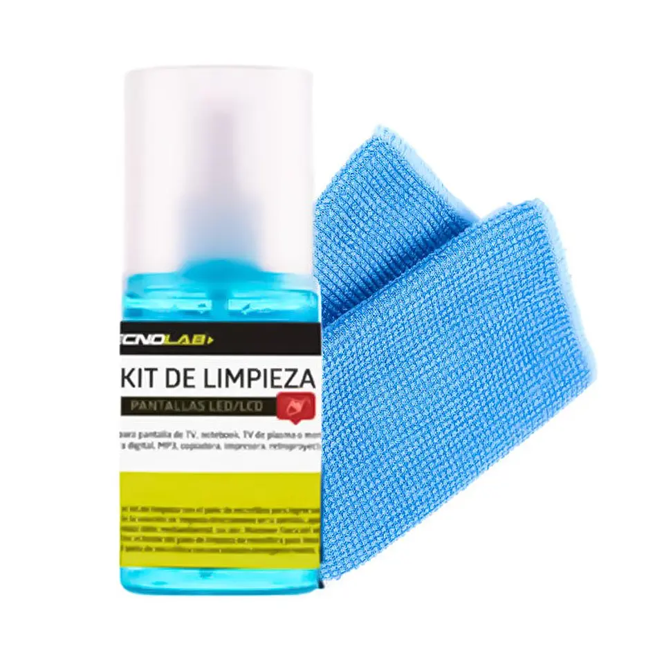 Kit De Limpieza Tecnolab TL306 Universal Pantallas Led 120ml 1