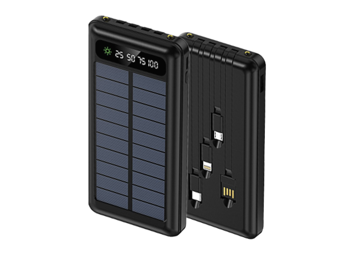 Batería Portátil Solar Power Bank 10.000 Mha Tecnolab TL570BK 1