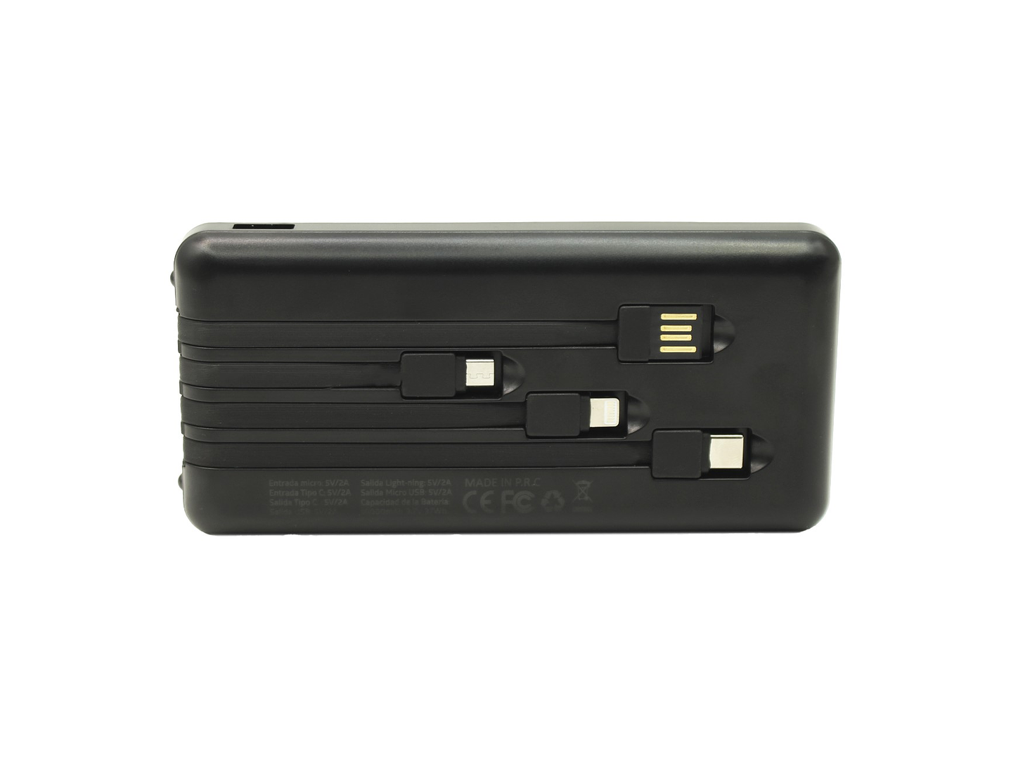 Batería Portátil Solar Power Bank 10.000 Mha Tecnolab TL570BK 4