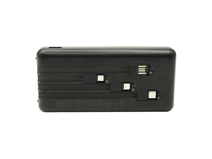 Batería Portátil Solar Power Bank 10.000 Mha Tecnolab TL570BK 4