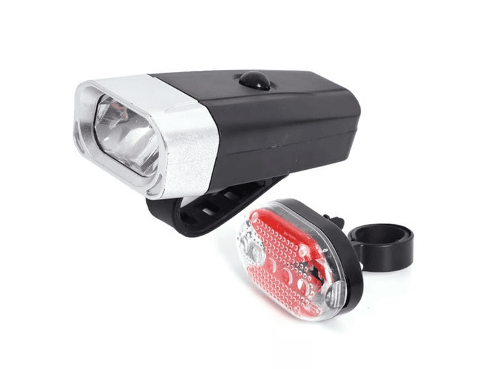 Set Luces de Bicicleta Led a Pilas Frontal y Trasera QX-T0608 1