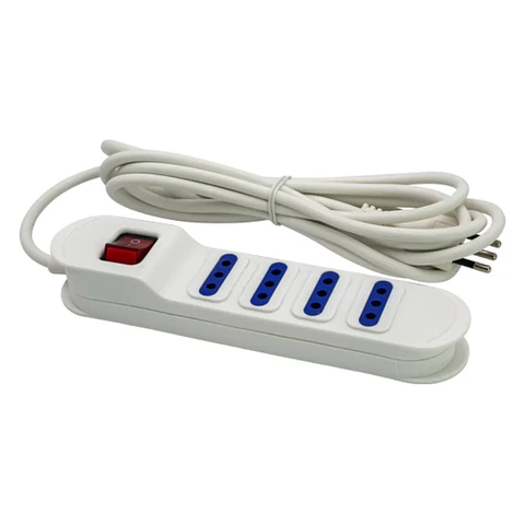 Alargador Eléctrico Philco XT53 3 Mts 4 Pos Blanco