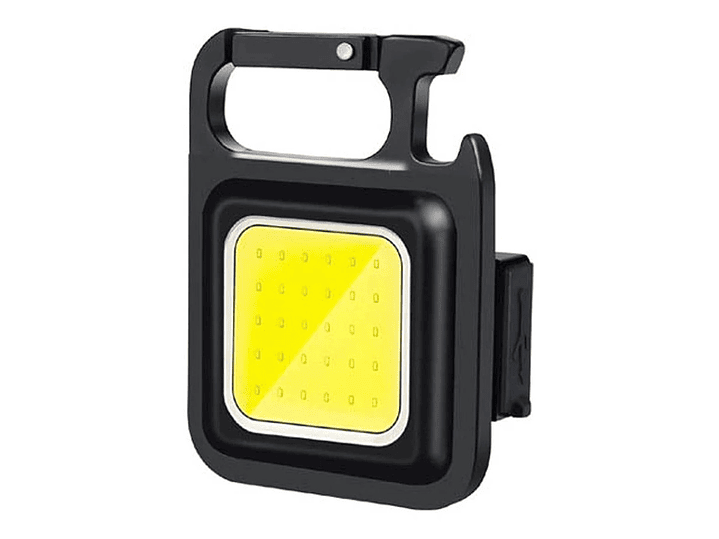 Mini Linterna Llavero Led Cob Recargable Con gancho e Imán  1