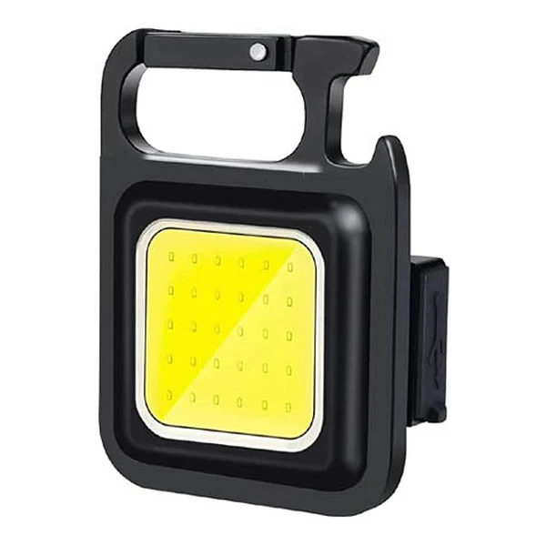 Mini Linterna Llavero LED COB Recargable con Gancho e Imán