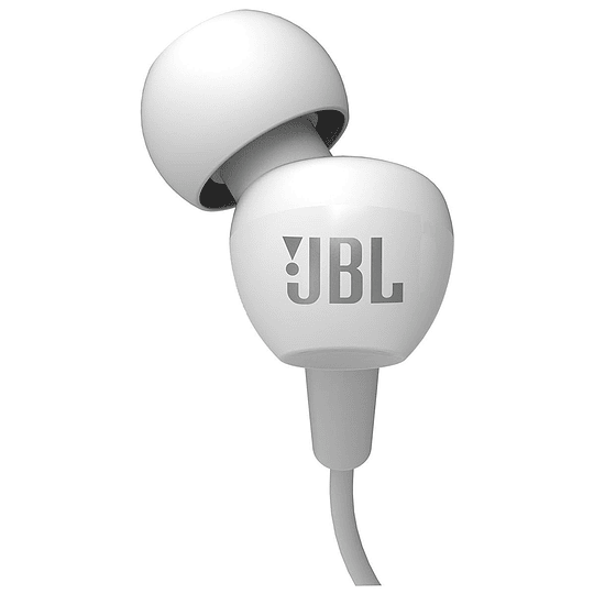 Audífonos In-Ear JBL C100SI Jack 3.5 Mm Blanco