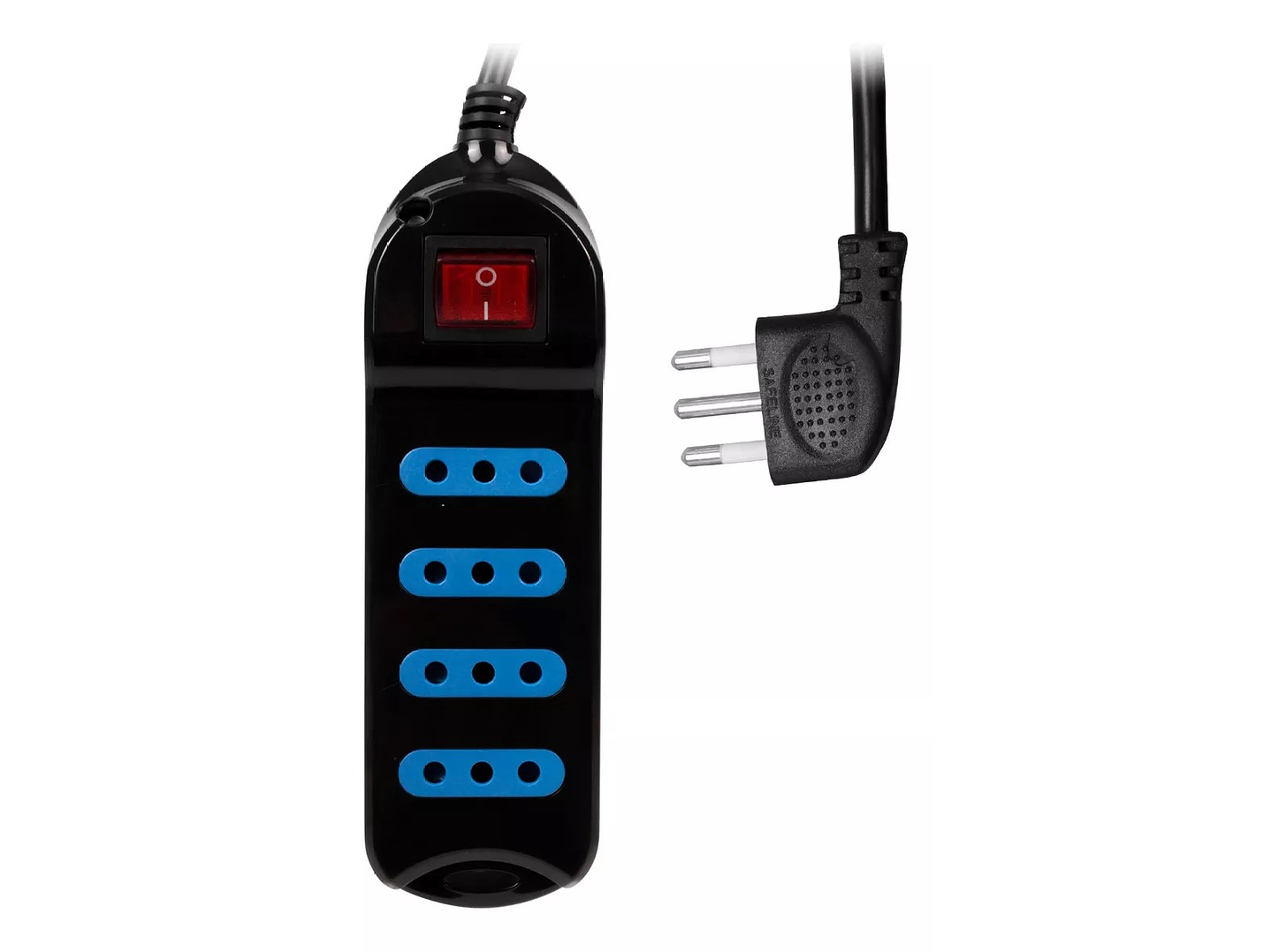 Alargador Eléctrico Philco XT30 3 Mts 4 Pos Negro 1