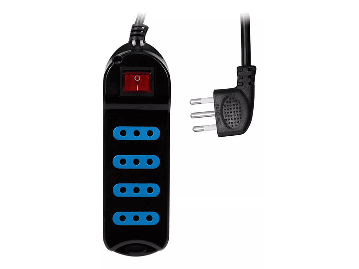 Alargador Eléctrico Philco XT30 3 Mts 4 Pos Negro 1