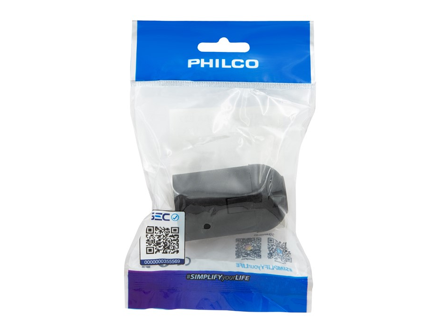 Soquete Porta Lámparas E27 Philco Color Negro 4