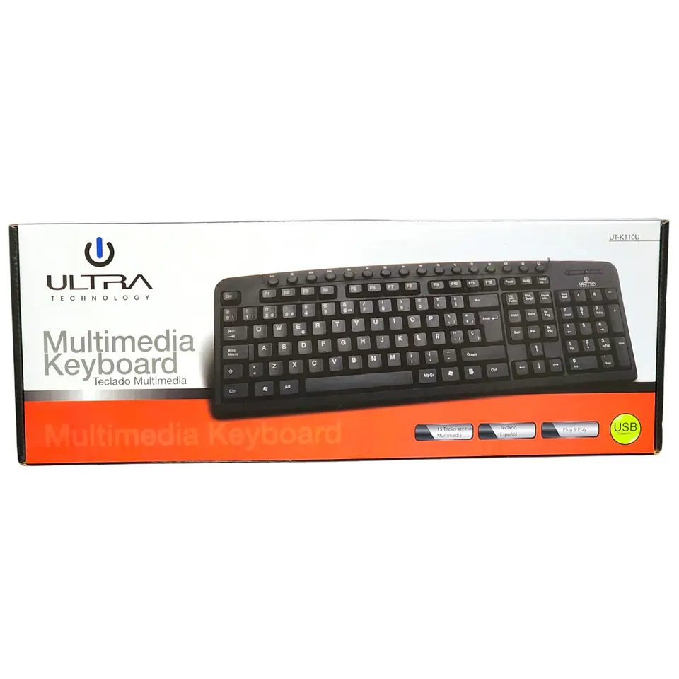 Teclado Usb Ultra Estándar K110U Español 4
